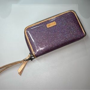 Consuela Mona Glitter Wristlet Wallet —Used